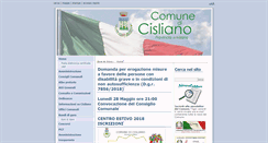 Desktop Screenshot of comune.cisliano.mi.it